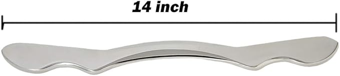 Gua sha Tool gua sha Stainless Steel iastm Tool Gussha Massage Tool Muscle Scraping Tool for Soft Tissue Therapy and Reduce Arms,Back, Legs, Neck Muscle Pain(O)…