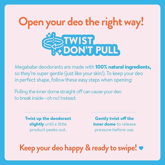 Megababe Skincare Deodorant - The Santal Deo with 72 hour Odor Protection | Holiday Gifts for Women | Restorative Ceramide & Sandalwood | Aluminum-Free, All Natural | 2.6 oz