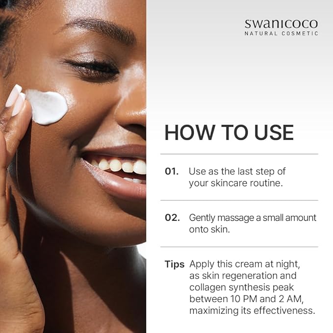 SWANICOCO PDRN Rejuvenating Repair Cream, 99.9% Pure Salmon DNA, Bakuchiol, Cica Exosome, Niacinamide, Anti-Aging, Wrinkle Care, Firming & Glow, Gifts for Women, Stocking Stuffers, 40ml/1.35 fl oz