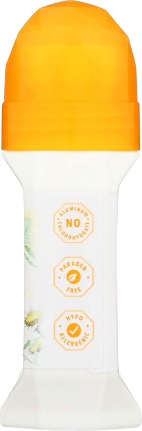 Crystal Deodorant - Mineral Roll on Vegan Deodorant for Women and Men, Chamomile & Green Tea - 2.25 fl. oz. (15 Pack) (Packaging May Vary)