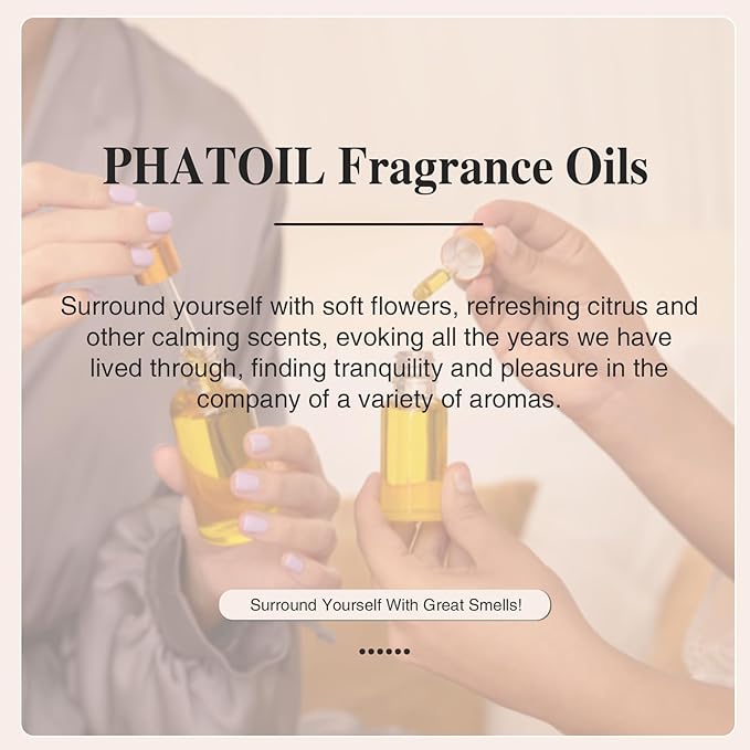 PHATOIL 3.38FL.OZ Orchid Dreamscape Fragrance Oils for Aromatherapy, Essential Oils for Diffusers for Home, Perfect for Diffuser, Yoga, Skin Care, DIY Candle and Soap Making - 100ml