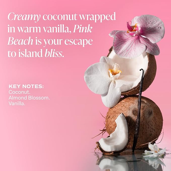 Saltair Skincare Deodorant – Aluminum-Free Deodorant for Women and Men with Long Lasting Odor Protection, Zinc and BHA. Refillable Stick, Suitable for Sensitive Skin – 2 Pack Pink Beach Scent