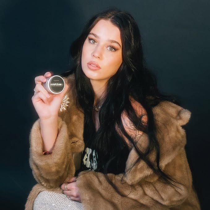 Routine. Natural Deodorant (2 Fluid Oz.) SuperStar, for Extra Sensitive Skin Activated Charcoal Fomula for Women and Men |Tonka, Sage, Cardamom & Rosalina (Cream Jar Formula)