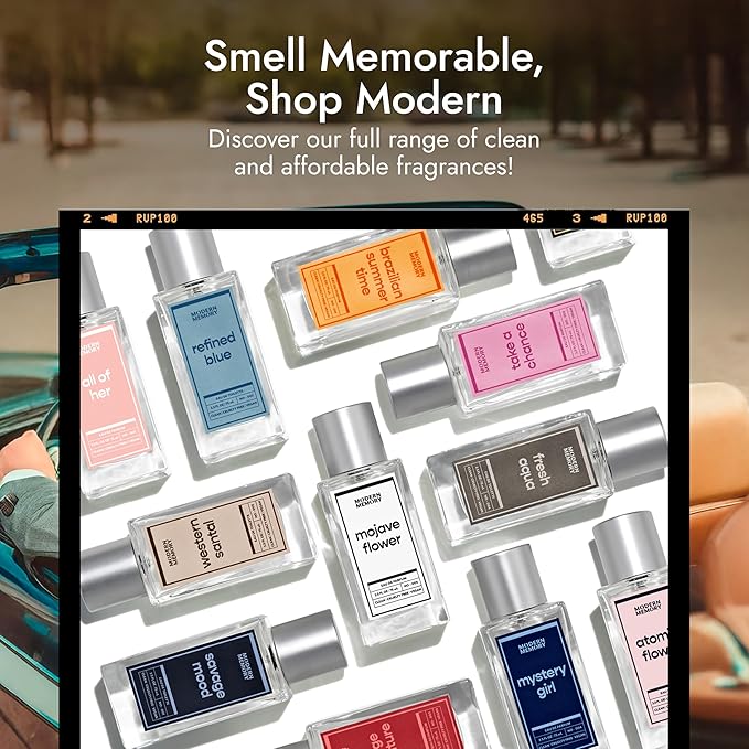 Modern Memory Mad Power Eau de Toilette for Men, 2.5 fl oz - Notes of Lemon, Black Pepper & Patchouli