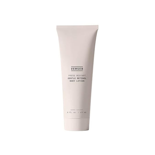 Versed Press Restart Retinol Body Lotion - Skin Firming Lotion with Cocoa Butter, Squalane & Vitamin E - Lightweight All-Over Body Moisturizer for Dark Spots and Aging Dry Skin (6 oz)