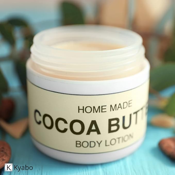 1lb Cocoa Butter Natural & Unrefined, Utilized for Stretch Marks, Lip Balms, Body Butter, Non-Deodorized- 100% Pure, Fresh 1lb Kyabo from Ghana lb)