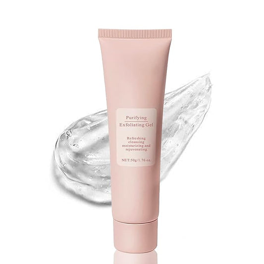 Exfoliating Face Scrub, Purifying Exfoliating Gel, Face Exfoliator, Facial Scrubs, Body & Facial exfoliating Scrub, Gentle Facial Exfoliator Cleanser for All Skin Types, Cleans Dirt & Oils (1 PCS)