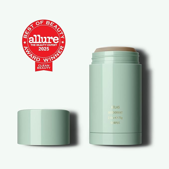 CORPUS - Natural Deodorant Stick For Sensitive Skin | Aluminium + Baking Soda Free | Unisex, Non-Toxic, Made In The USA (Atlas)