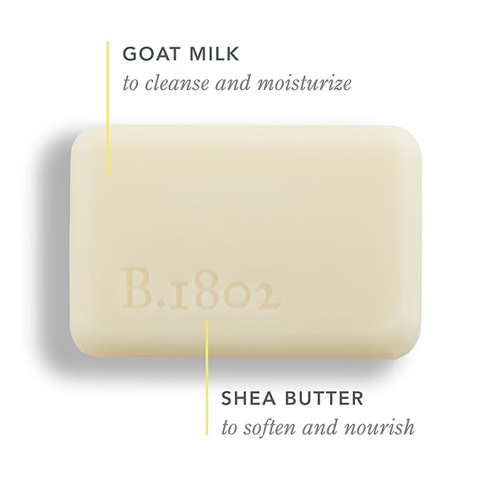 Beekman 1802 Coconut Cream Goat Milk Soap - Scented - 9 oz - Cleanses, Nourishes & Hydrates - Certified Microbiome Friendly - No Irritation - Good for Sensitive Skin