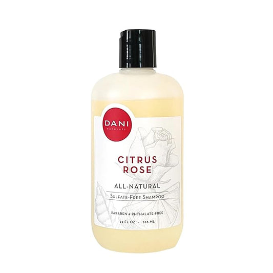 Naturals Shampoo - Citrus Rose Scent is a sulfate-free, vegan, and organic shampoo that deeply moisturizes and nourishes all hair types, including color-treated hair