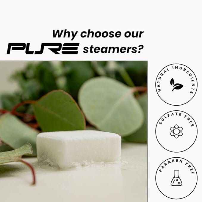 Sport Shower Steamers - Made in USA with Natural Eucalyptus Essential Oil, Aromatherapy, Stress and Sinus Relief, Muscle Recovery for Athletes, Best Unique Birthday Gifts for Self Care Relaxation
