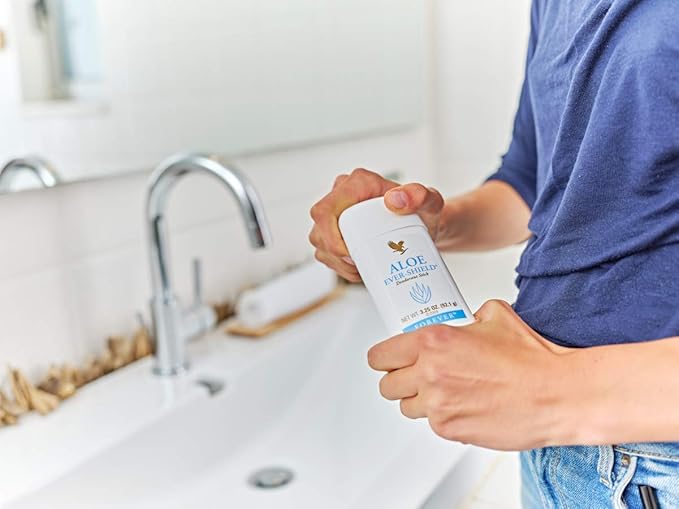 Forever Living - Aloe Ever-Shield, Aluminum-Free Deodorant with Soothing Aloe, All-Day Odor Protection for Sensitive Skin, 3.25 oz Stick