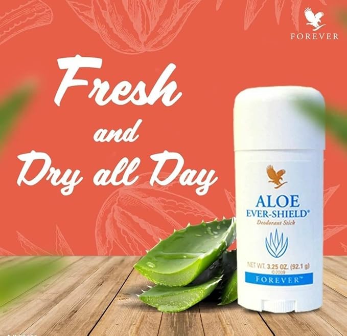 Forever Living - Aloe Ever-Shield, Aluminum-Free Deodorant with Soothing Aloe, All-Day Odor Protection for Sensitive Skin, 3.25 oz Stick