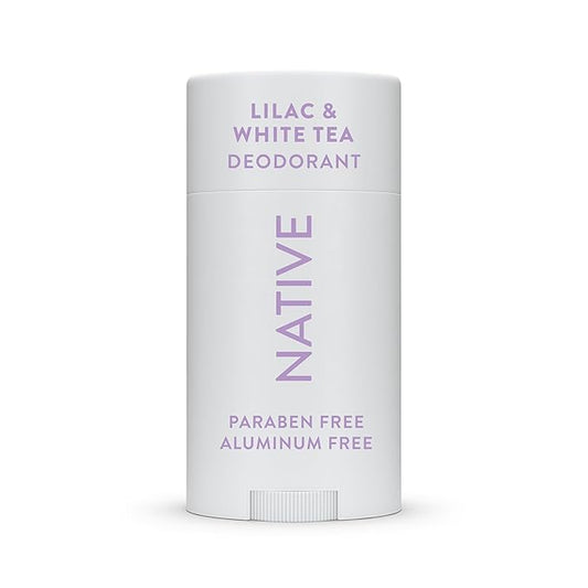 Native Deodorant Contains Naturally Derived Ingredients, 72 Hour Odor Control | Seasonal Scents for Women and Men, Aluminum Free with Baking Soda, Coconut Oil and Shea Butter | Lilac & White Tea