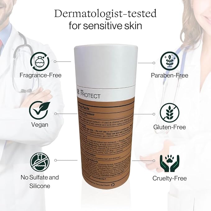 Dermasport Facial Sunscreen SPF 50 Lotion - Face Sunscreen for Swimmers - Pre Swim Lotion for Chlorine - Sport Sunscreen, Sun Protection & Skin Care Routine for Men and Women (Net Wt 2.1 oz)