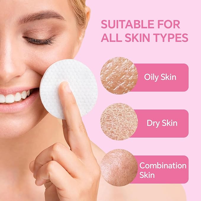 Glycolic Acid Pads for Face, Exfoliating Pads for Facial Radiance with Salicylic Acid, 50 Count