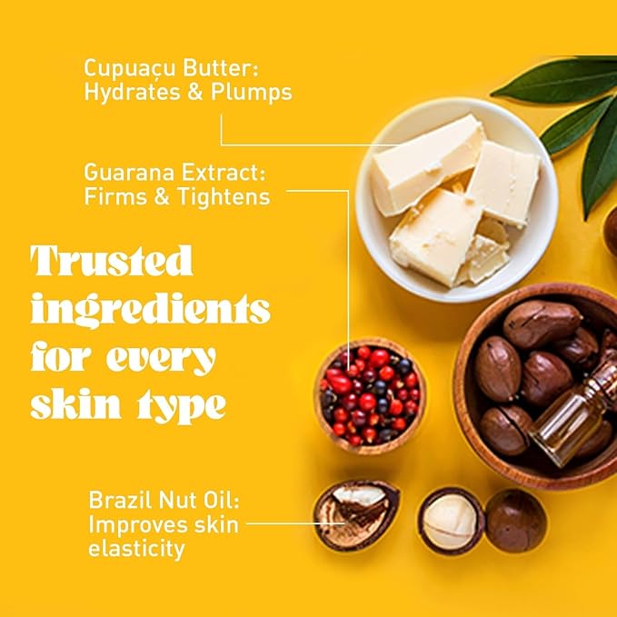 NATURE WELL Cheeky Firming Body Oil & Body Cream Bundle, Luxuriously Glowy, Fast-Absorbing, Designed to Nourish, Firm & Smooth Skin, Scented with Pistachio, Almond, Coconut, & Salted Caramel