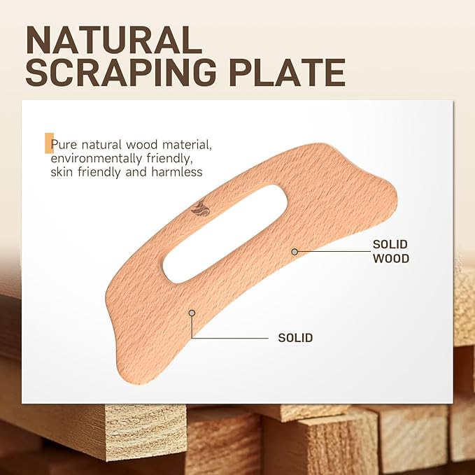 Wood Massage Tool (gua sha Board 2)