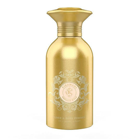 Talc-Free Body Powder for Women for Daily Use and After Bath with Fragrant Dusting Powder - Tiramani 365 g (Puff not Included)