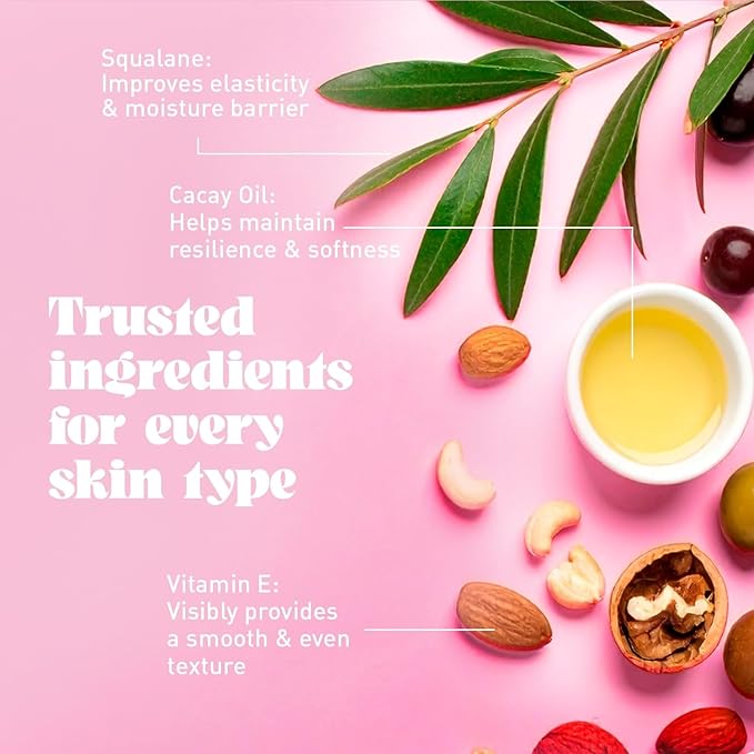 NATURE WELL Bouncy Plumping Body Oil & Body Cream Bundle, Fast-Absorbing, Designed to Support Skin Elasticity, Smoothness, & Bounce, Scented with Tuberose, Dragonfruit, Lychee & Golden Amber