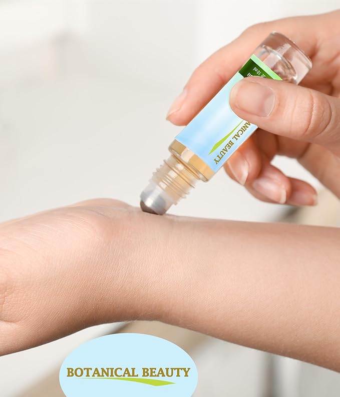 Botanical Beauty HIBISCUS FRAGRANCE OIL ROLL-ON 0.169 FL OZ (5 ML) Rollerball Perfume, Alcohol-Free, Long Lasting