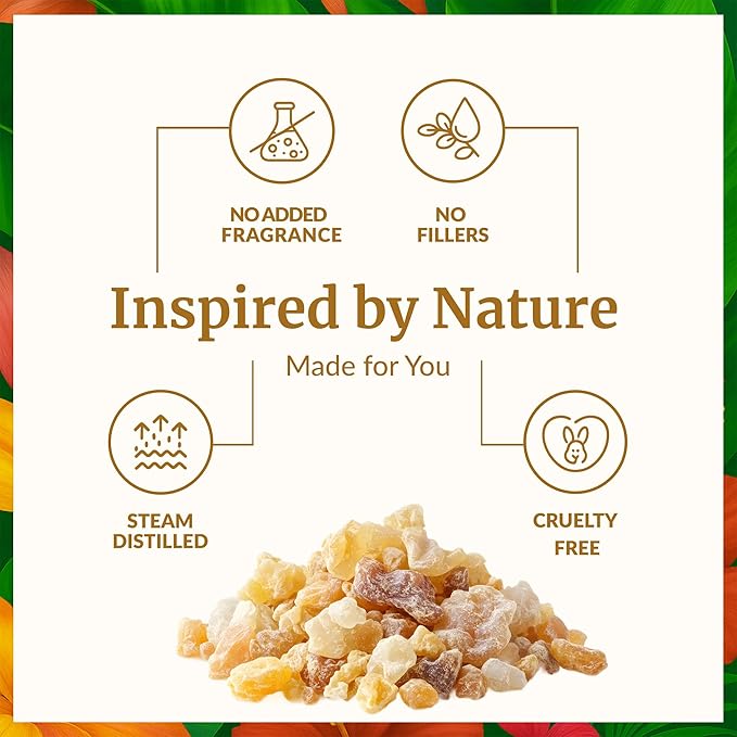 SVA Frankincense Essential Oil – 1 Fl Oz – 100% Natural Boswellia Carterii Oil - for Diffuser, Hair Care, Face, Skin Care, Aromatherapy, Scalp and Body Massage, Soap and Candle Making – with Dropper