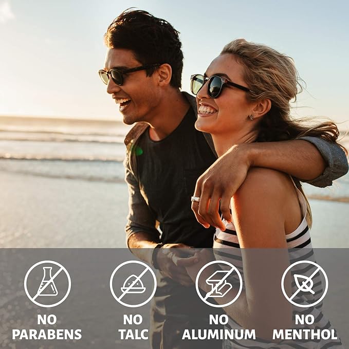 Chassis Premium Body Powder for Men, Whole Body Deodorant, Odor-Absorbent, Talc-Free Anti-Chafing Powder for Groin & Sensitive Skin, Friction Defense & Odor Control, Original Fresh Scent