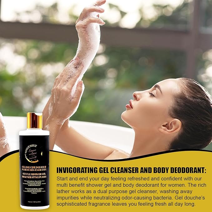 (29 Brightening Shower Gel –Glutathione Body Wash with Goji Berry & Niacinamide | Hydrating, Anti-Aging Cleanser for Face & Body | Moisturizing for Sensitive Skin | Paraben-Free (300ml)