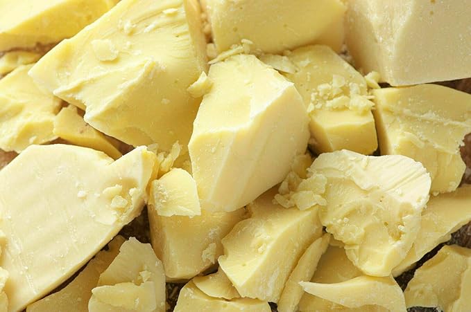 1lb Cocoa Butter Natural & Unrefined, Utilized for Stretch Marks, Lip Balms, Body Butter, Non-Deodorized- 100% Pure, Fresh 1lb Kyabo from Ghana lb)
