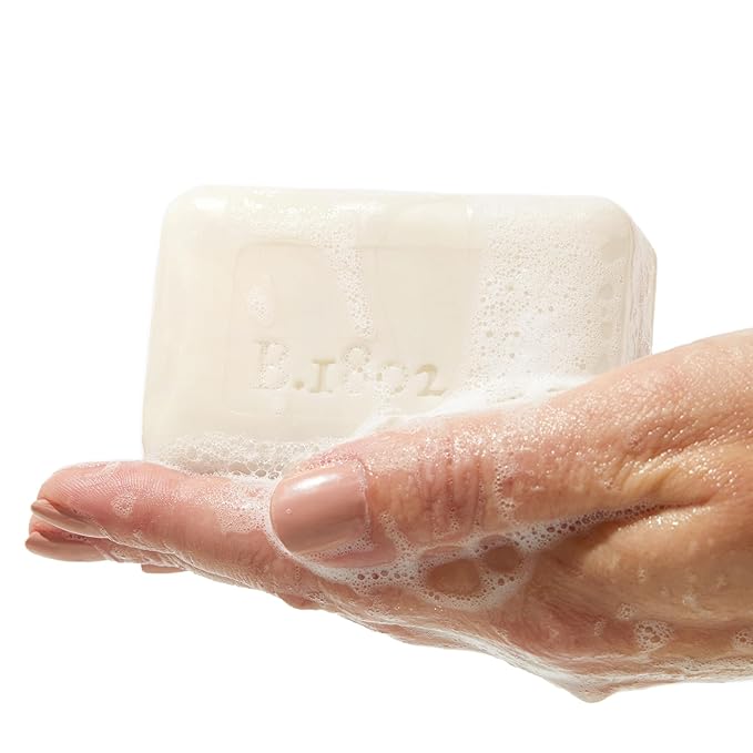 Beekman 1802 Coconut Cream Palm-Sized Bar Soap - Scented - 3.5 oz - Cleanses, Nourishes & Hydrates - Certified Microbiome Friendly - No Irritation - Good for Sensitive Skin