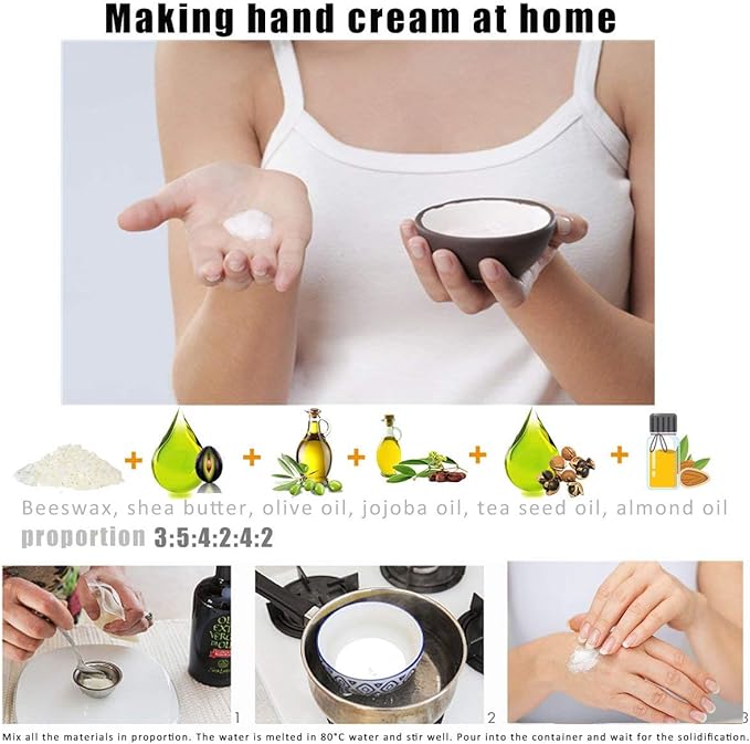 White Beeswax Pellets 5 lb 100% Pure and Natural Triple Filtered for Skin, Face, Body and Hair Care DIY Creams, Lotions, Lip Balm and Soap Making Supplies