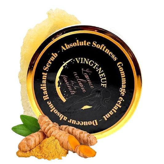 (29) Exfoliating Turmeric Body Scrub – Sea Salt, Jojoba & Almond Oil | Daily Body Exfoliator for Smooth, Radiant-Looking Skin | Gentle, Hydrating Scrub for All Skin Types (280ml)