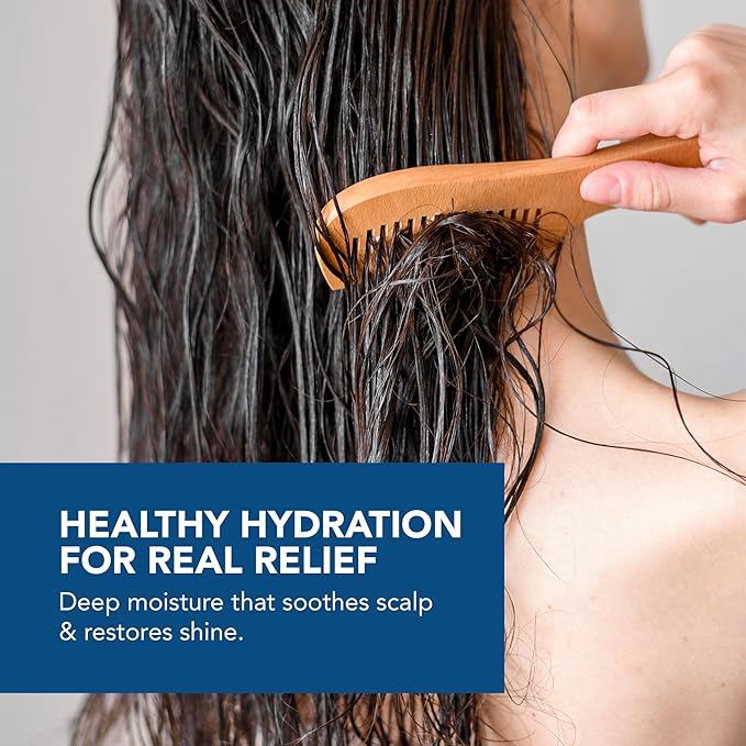 Kenkoderm Psoriasis Conditioner for Sensitive Hair & Skin with 3 Percent Salicylic Acid, Anti-Dandruff Deep Moisturizer for Itchy or Dry Scalp Relief, Color & Fragrance Free, 8-Ounce Tube