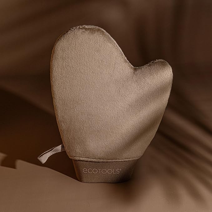 EcoTools Good Tan Full-Body Tanning Mitt, For Self Application, Use Soft Tanner Mitt With Mousse, Lotions, & Waters, Eco Friendly Sunless Applicator, Vegan, & Cruelty-Free, 1 Count